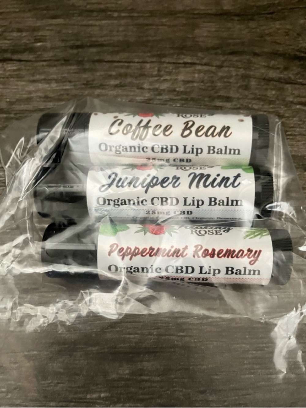 The Healing Rose Lip Balm Bundle, organic, new sealed, nourishing, hand poured